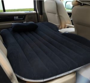 Air mattress in the car