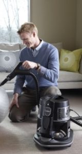 We inflate with a vacuum cleaner