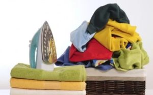 Ironing clothes