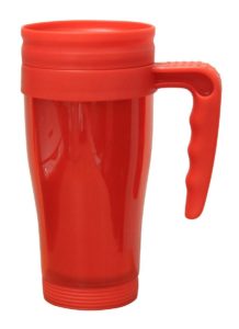 Plastic thermal mug
