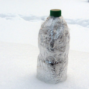 Testing a homemade thermos