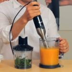 Immersion blender and juice