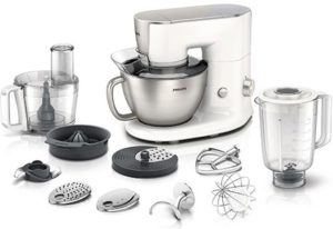 Disassembled kitchen machine