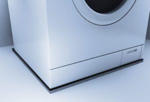 Washing machine on the counter