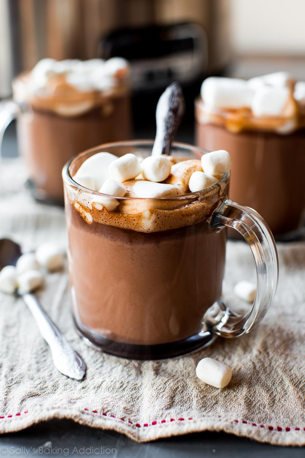 Hot chocolate with marshmallows