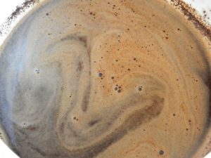 Foam in coffee