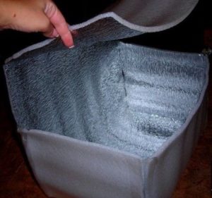 Refrigerator made from thermal reflector