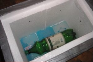 Styrofoam refrigerator