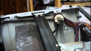 Location of the pressure switch in the washing machine