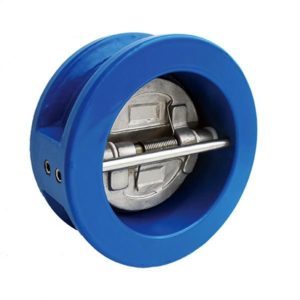 Butterfly valve using springs