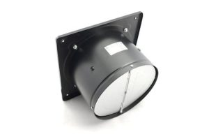 Fan with check valve