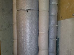 Do-it-yourself soundproofing of a ventilation duct