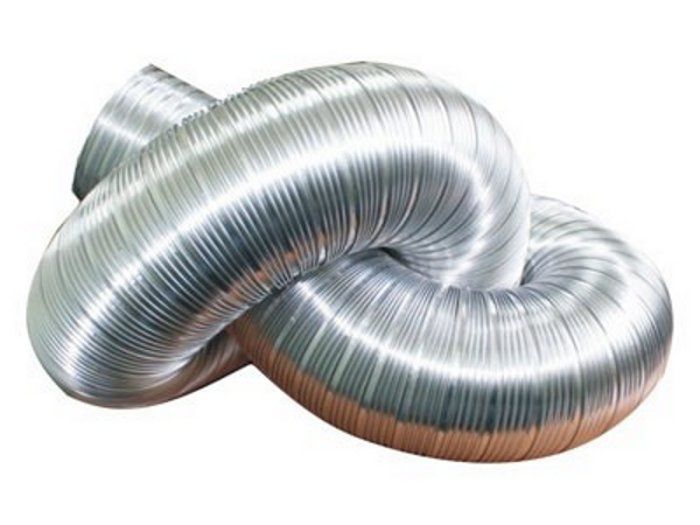 Aluminum corrugated air duct