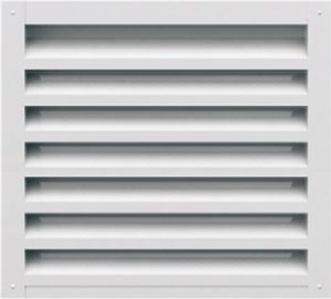 Louvre grille for ventilation