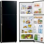 Black refrigerator