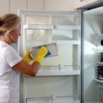 Washing the refrigerator