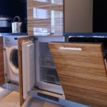 Dishwasher next to the stove