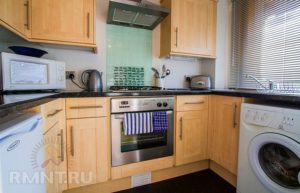 household appliances in the kitchen