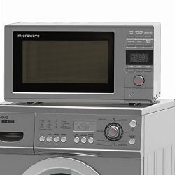 microwave on washing machine