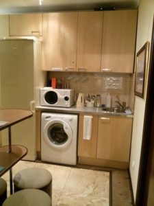 microwave and washing machine