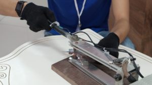 Operation of the welding machine, welding