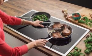 Cooking on the panel