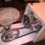 Granulator from a meat grinder saving for farmers