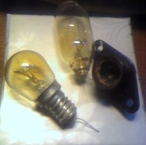 Microwave light bulb burned out