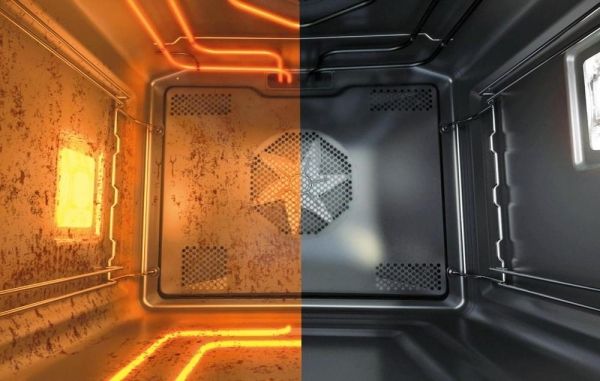 pyrolytic oven cleaning