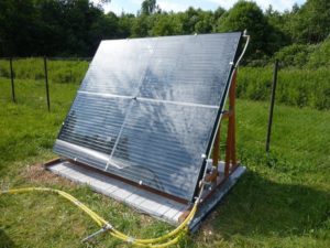 Solar water heater saves energy