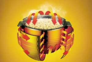 The principle of the 3D heating function in a multicooker