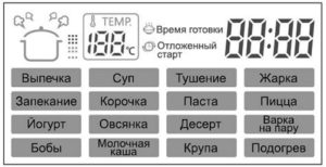 Additional multicooker modes