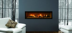 Electric fireplace for a summer house