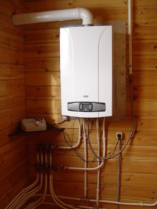 Gas boilers with wall installation