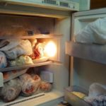 Why is there an odor in the freezer?