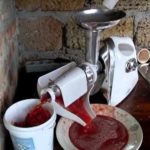 How to assemble a juicer in a meat grinder