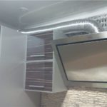 How to hide the corrugation from the hood