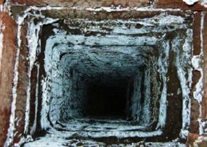 Clogged chimney