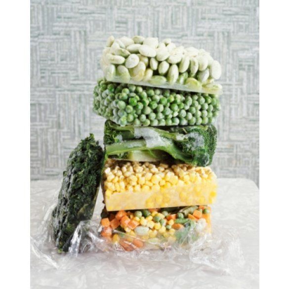 What vegetables can be frozen in the freezer?