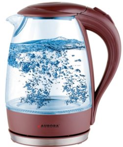 Water boiling in a kettle