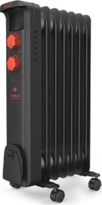 Oil radiator for a summer residence