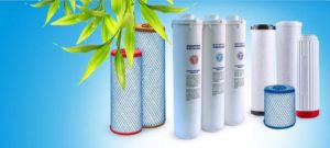 Materials for filter cartridges for cleaning 