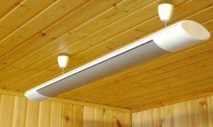 Installation location of the infrared heater