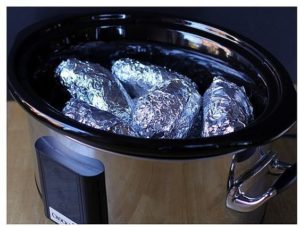 Multicooker and foil.