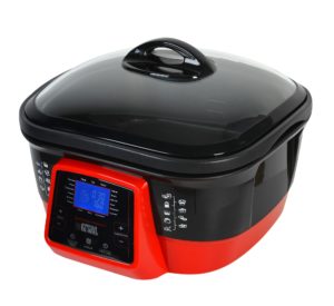 Multicooker with deep frying function