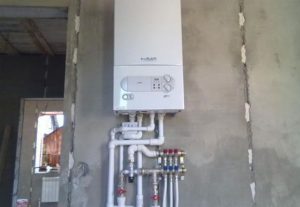 Boiler piping with polypropylene