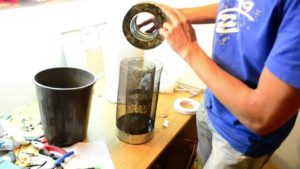 Features of manufacturing a carbon filter for water