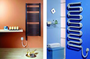 Relocating an electric heated towel rail