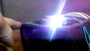 Why do the brushes in a vacuum cleaner spark?