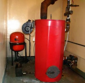 Operating principle of the boiler during development